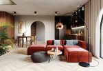Amaron Herringbone Preston Oak CA 167 - imagine 3
