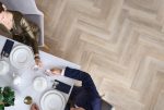 Amaron Herringbone Wembley Oak CA 159 - imagine 5